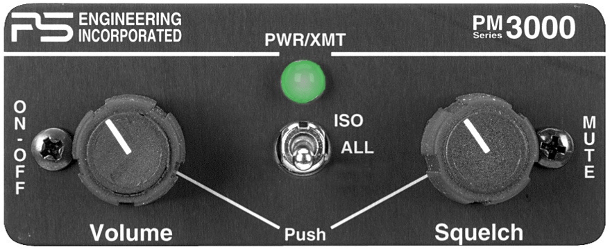 PS Engineering Intercoms PS Engineering PM3000 — 4-place Stereo Panel Mount Intercom with Pilot Isolate, 2 Unswitched (Jack Kit included) 11931A PS Engineering PM3000 — 4-place Stereo Panel Mount Intercom with Pilot Isolate, 2 Unswitched (Jack Kit included)