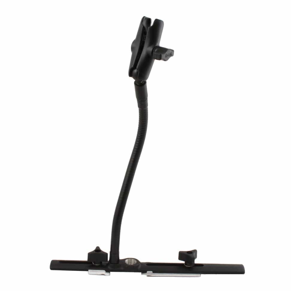 RAM Mounts RAM AIRCRAFT SEAT RAIL BASE WITH ARM RAM-B-131-201 RAM AIRCRAFT SEAT RAIL BASE WITH ARM