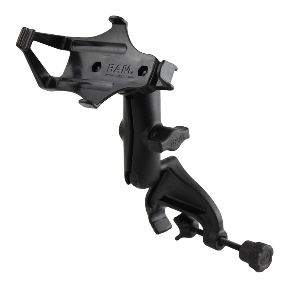 RAM Mounts RAM DOUBLE BALL YOKE CLAMP MOUNT FOR GARMIN GPSMAP 176, 396, 496 + MORE RAM-B-121-GA7U RAM DOUBLE BALL YOKE CLAMP MOUNT FOR GARMIN GPSMAP 176, 396, 496 + MORE