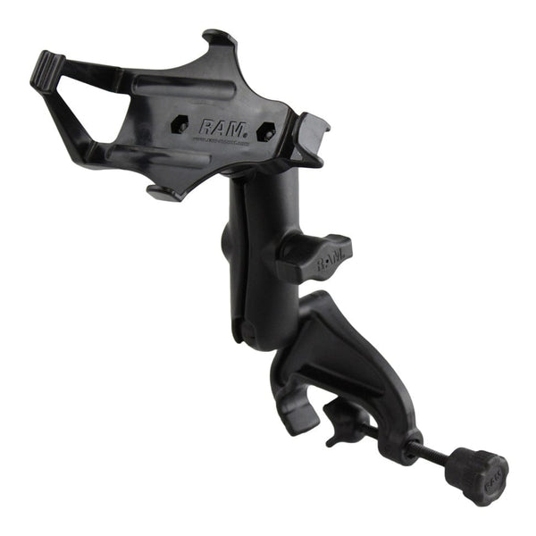 RAM Mounts RAM DOUBLE BALL YOKE CLAMP MOUNT FOR GARMIN GPSMAP 176, 396, 496 + MORE RAM-B-121-GA7U RAM DOUBLE BALL YOKE CLAMP MOUNT FOR GARMIN GPSMAP 176, 396, 496 + MORE
