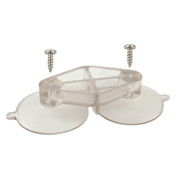 RAM Mounts RAM DOUBLE SUCTION CUP BASE W/O BALL RAP-224U RAM DOUBLE SUCTION CUP BASE W/O BALL
