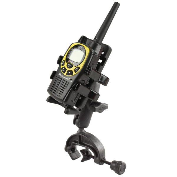 RAM Mounts RAM FINGER-GRIP UNIVERSAL HOLDER WITH COMPOSITE YOKE CLAMP BASE RAP-B-121-UN4U RAM FINGER-GRIP UNIVERSAL HOLDER WITH COMPOSITE YOKE CLAMP BASE