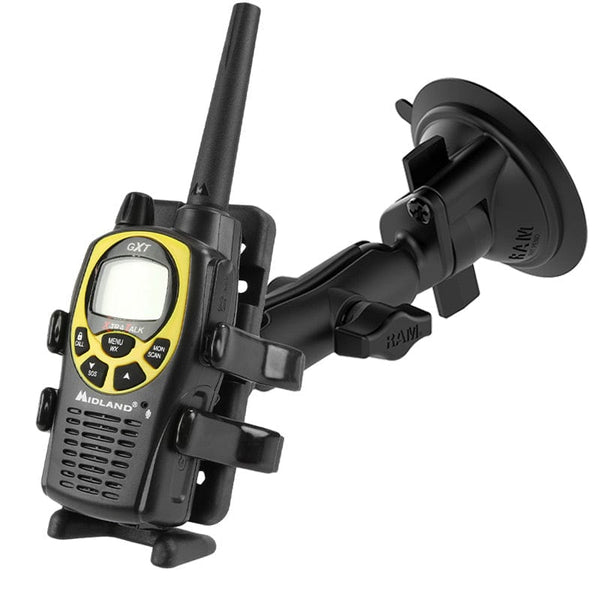 RAM Mounts RAM FINGER-GRIP UNIVERSAL MOUNT WITH RAM TWIST-LOCK SUCTION CUP BASE RAM-B-166-UN4U RAM FINGER-GRIP UNIVERSAL MOUNT WITH RAM TWIST-LOCK SUCTION CUP BASE