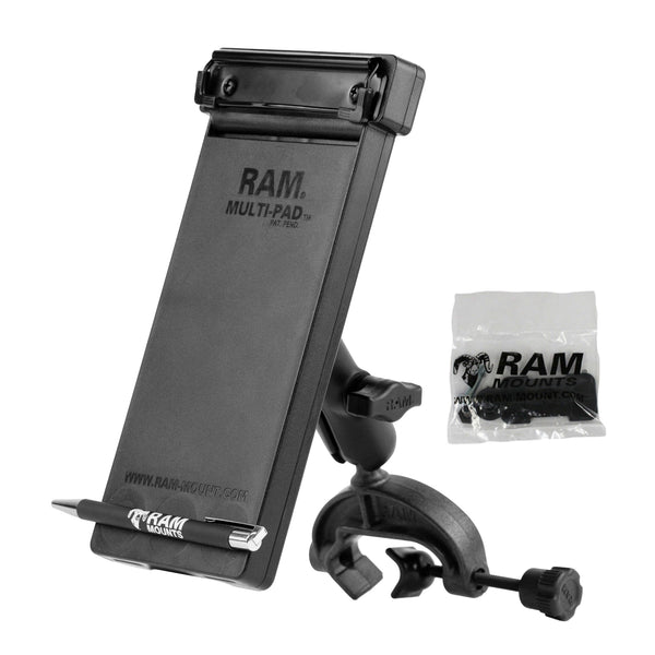 RAM Mounts RAM MULTI-PAD WITH COMPOSITE YOKE CLAMP MOUNT RAP-B-121-MP1U RAM MULTI-PAD WITH COMPOSITE YOKE CLAMP MOUNT