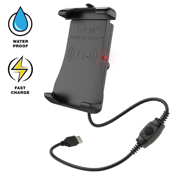 RAM Mounts RAM QUICK-GRIP 15W WIRELESS WITH B BALL RAM-HOL-UN14WB-1 RAM QUICK-GRIP 15W WIRELESS WITH B BALL
