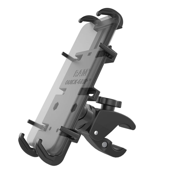 RAM Mounts RAM QUICK GRIP PHONE HOLDER FOR LARGER DEVICES LOW PROFILE RAM-HOL-PD4-400-1U RAM QUICK GRIP PHONE HOLDER FOR LARGER DEVICES LOW PROFILE