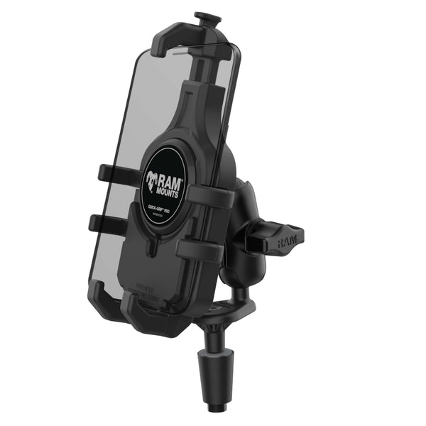 RAM Mounts RAM QUICK-GRIP PRO FORK STEM PHONE MOUNT RAM-B-176-A-PD5U RAM QUICK-GRIP PRO FORK STEM PHONE MOUNT