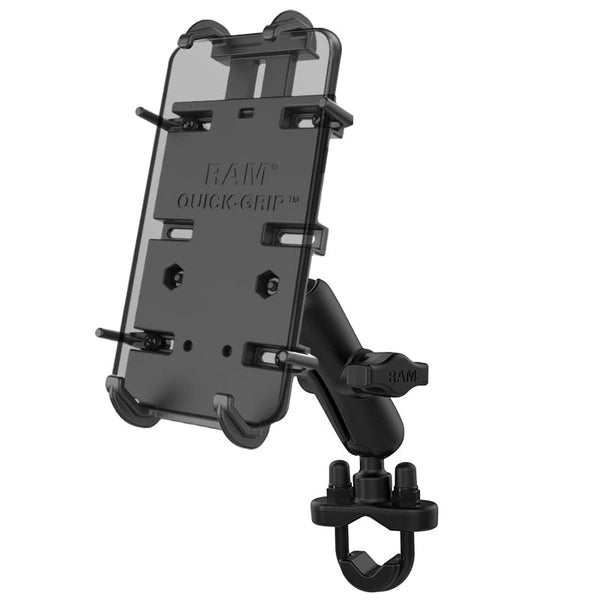RAM Mounts RAM RAIL MOUNT SYST QUICK GRIP PHONE HOLDER FOR LARGER DEVICES RAM-B-149Z-PD4U RAM RAIL MOUNT SYST QUICK GRIP PHONE HOLDER FOR LARGER DEVICES