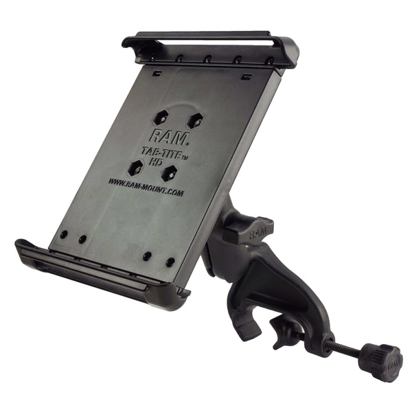 RAM Mounts RAM TAB-TITE HOLDER FOR 7" TABLETS WITH YOKE CLAMP RAM-B-121-TAB2U RAM TAB-TITE HOLDER FOR 7" TABLETS WITH YOKE CLAMP
