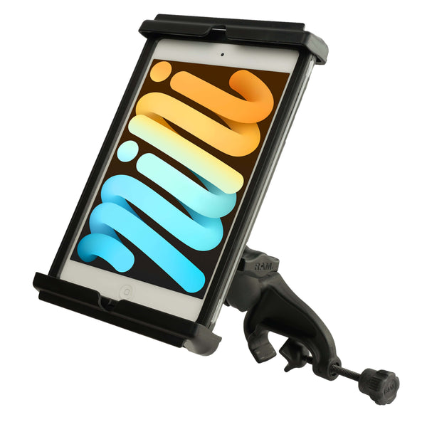 RAM Mounts RAM TAB-TITE HOLDER FOR 8" TABLETS WITH YOKE CLAMP RAM-B-121-TAB12U RAM TAB-TITE HOLDER FOR 8" TABLETS WITH YOKE CLAMP