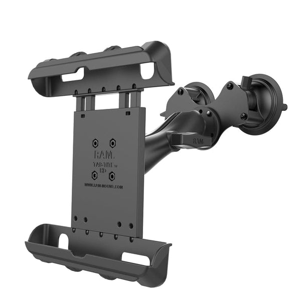 RAM Mounts RAM TAB-TITE TABLET MOUNT WITH RAM TWIST-LOCK DOUBLE SUCTION CUP RAM-HOL-TAB17-189BU RAM TAB-TITE TABLET MOUNT WITH RAM TWIST-LOCK DOUBLE SUCTION CUP