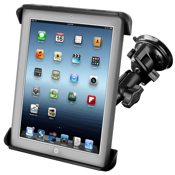 RAM Mounts RAM TAB-TITE WITH RAM TWIST-LOCK SUCTION CUP FOR LARGE TABLETS RAM-B-166-TAB-LGU RAM TAB-TITE WITH RAM TWIST-LOCK SUCTION CUP FOR LARGE TABLETS