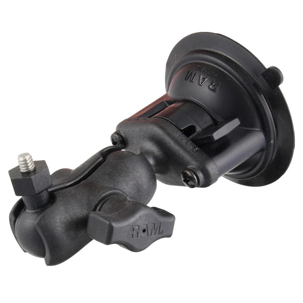 RAM Mounts RAM TOUGH-BALL ACTION CAMERA MOUNT WITH RAM TWIST-LOCK SUCTION CUP RAP-B-224-A-379-252025U RAM TOUGH-BALL ACTION CAMERA MOUNT WITH RAM TWIST-LOCK SUCTION CUP