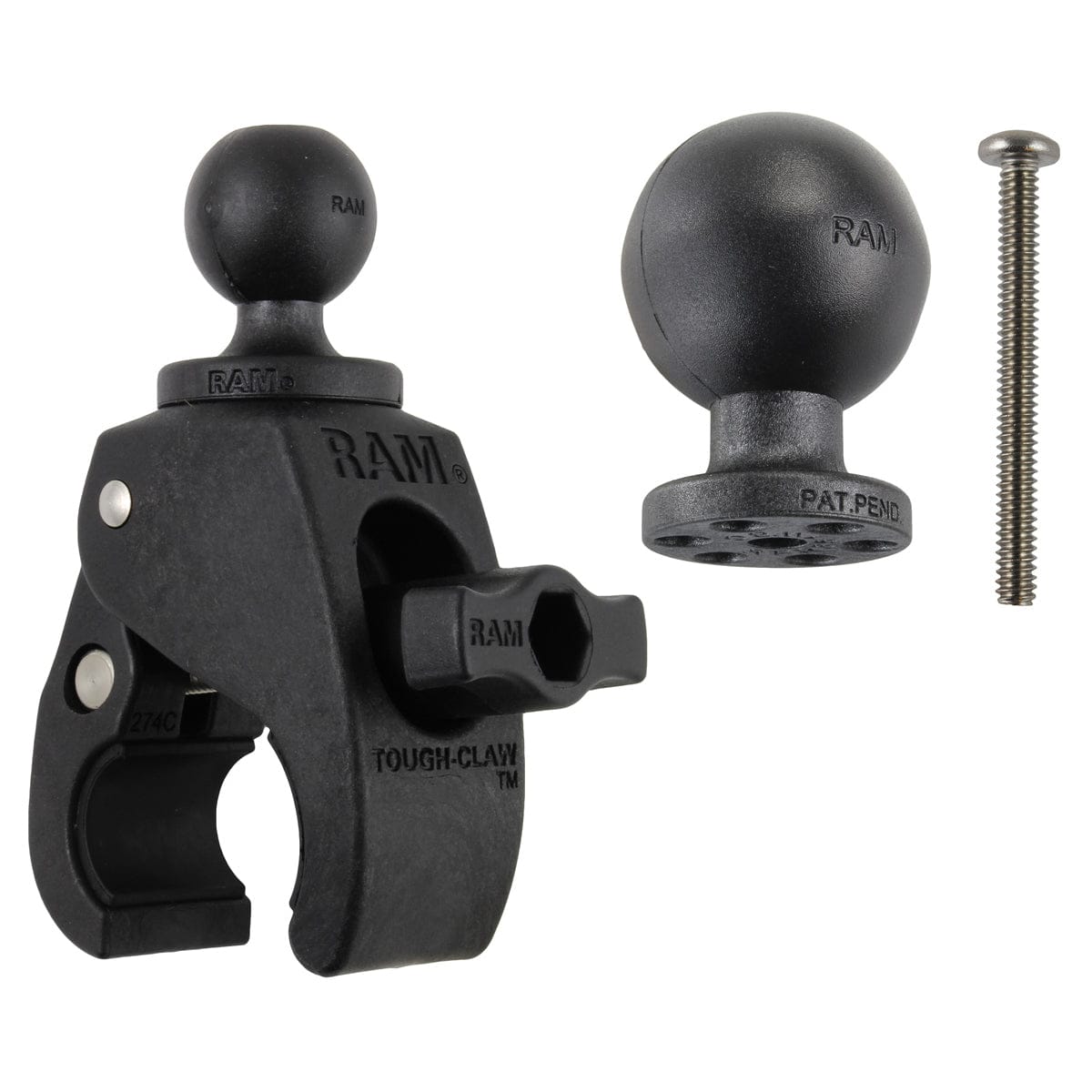 RAM Mounts RAM TOUGH-CLAW SMALL CLAMP BALL BASE FOR B SIZE & C SIZE RAP-BC-400U RAM TOUGH-CLAW SMALL CLAMP BALL BASE FOR B SIZE & C SIZE