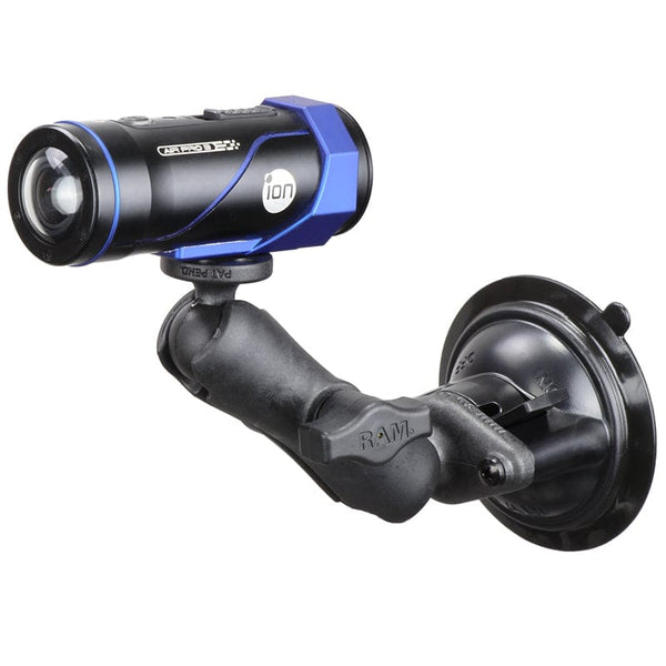 RAM Mounts RAM TWIST-LOCK COMPOSITE SUCTION CUP MOUNT WITH 1/4"-20 CAMERA ADAPTER RAP-B-224-1-366 RAM TWIST-LOCK COMPOSITE SUCTION CUP MOUNT WITH 1/4"-20 CAMERA ADAPTER