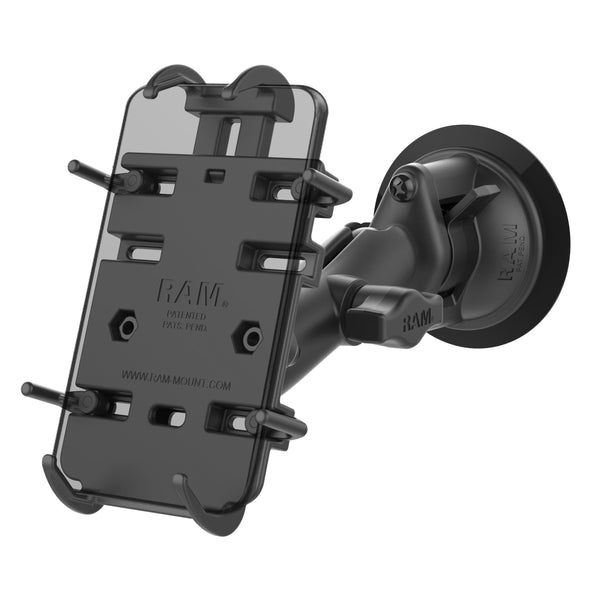 RAM Mounts RAM TWIST-LOCK COMPOSITE SUCTION MOUNT WITH RAM QUICK-GRIP HOLDER RAP-B-166-PD3U RAM TWIST-LOCK COMPOSITE SUCTION MOUNT WITH RAM QUICK-GRIP HOLDER