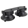 RAM Mounts RAM TWIST-LOCK DUAL SUCTION CUP BASE WITH STRAIGHT PLATE RAM-B-189B-FRO1U RAM TWIST-LOCK DUAL SUCTION CUP BASE WITH STRAIGHT PLATE