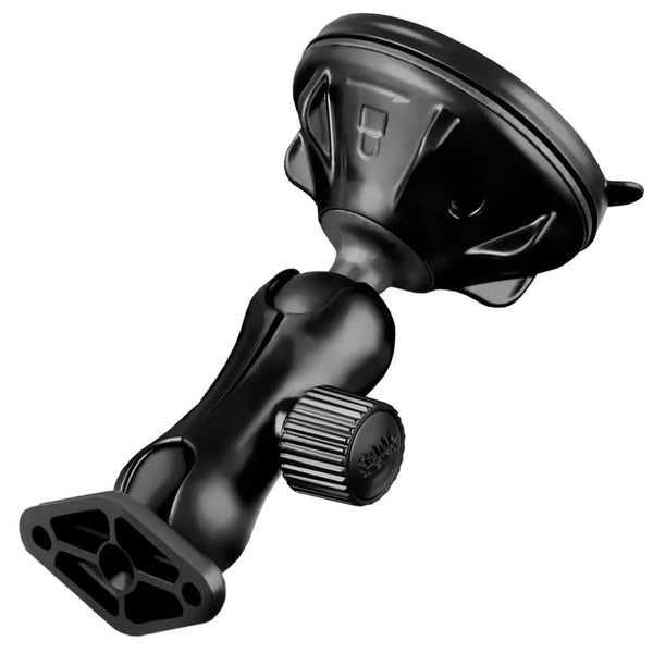 RAM Mounts RAM TWIST-LOCK LOW PROFILE SUCTION CUP DOUBLE BALL MOUNT RAP-B-166-2U RAM TWIST-LOCK LOW PROFILE SUCTION CUP DOUBLE BALL MOUNT