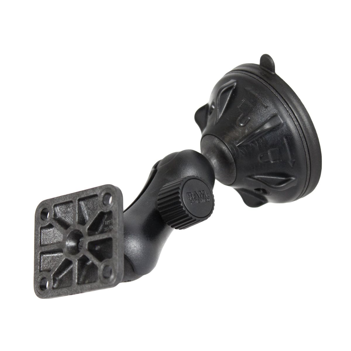 RAM Mounts RAM TWIST-LOCK LOW PROFILE SUCTION CUP MOUNT WITH AMPS HOLE PATTERN RAP-B-166-1U RAM TWIST-LOCK LOW PROFILE SUCTION CUP MOUNT WITH AMPS HOLE PATTERN