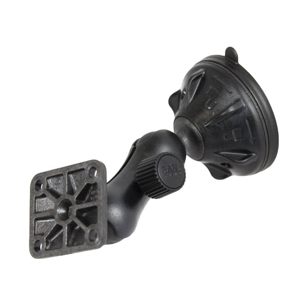 RAM Mounts RAM TWIST-LOCK LOW PROFILE SUCTION CUP MOUNT WITH AMPS HOLE PATTERN RAP-B-166-1U RAM TWIST-LOCK LOW PROFILE SUCTION CUP MOUNT WITH AMPS HOLE PATTERN