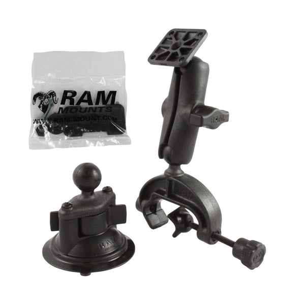 RAM Mounts RAM TWIST-LOCK SUCTION CUP AND COMPOSITE YOKE CLAMP MOUNT RAP-B-121-224-1U RAM TWIST-LOCK SUCTION CUP AND COMPOSITE YOKE CLAMP MOUNT