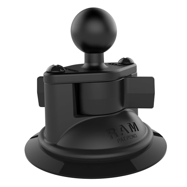 RAM Mounts RAM TWIST-LOCK SUCTION CUP BASE WITH BALL RAM-B-224-1U RAM TWIST-LOCK SUCTION CUP BASE WITH BALL