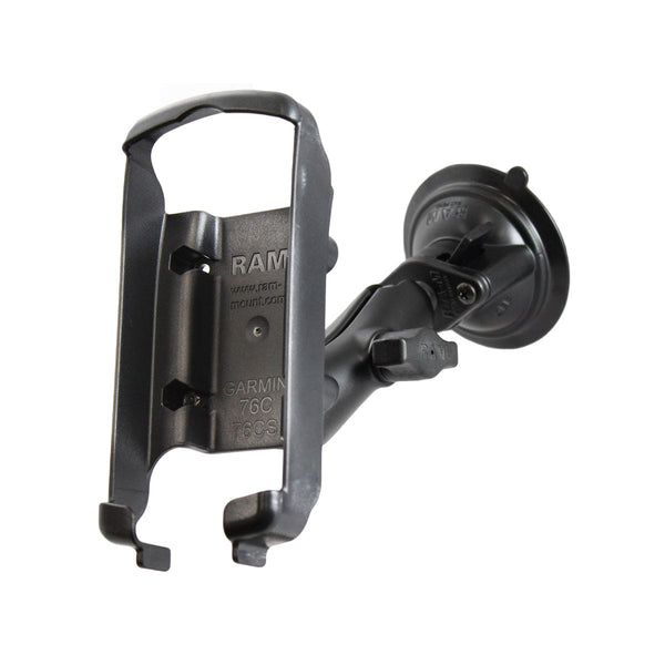 RAM Mounts RAM TWIST-LOCK SUCTION CUP MOUNT FOR GARMIN GPSMAP 76 & 96 SERIES RAM-B-166-GA14U RAM TWIST-LOCK SUCTION CUP MOUNT FOR GARMIN GPSMAP 76 & 96 SERIES