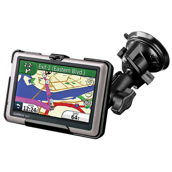 RAM Mounts RAM TWIST-LOCK SUCTION CUP MOUNT FOR GARMIN NUVI 1440, 1490T + MORE RAM-B-166-GA35U RAM TWIST-LOCK SUCTION CUP MOUNT FOR GARMIN NUVI 1440, 1490T + MORE