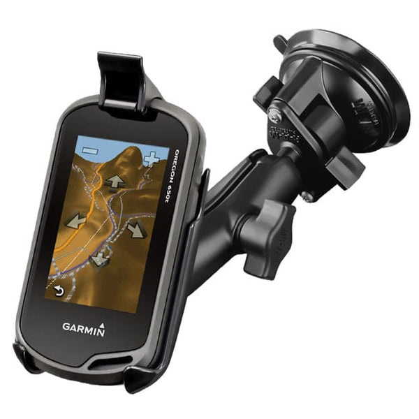 RAM Mounts RAM TWIST-LOCK SUCTION CUP MOUNT FOR GARMIN OREGON 200, 750T + MORE RAM-B-166-GA31 RAM TWIST-LOCK SUCTION CUP MOUNT FOR GARMIN OREGON 200, 750T + MORE