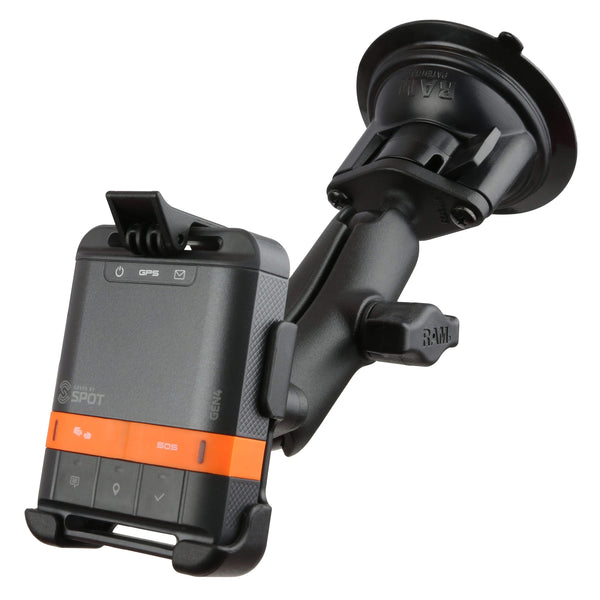 RAM Mounts RAM TWIST-LOCK SUCTION CUP MOUNT FOR SPOT GEN4 RAM-B-166-SPO6U RAM TWIST-LOCK SUCTION CUP MOUNT FOR SPOT GEN4