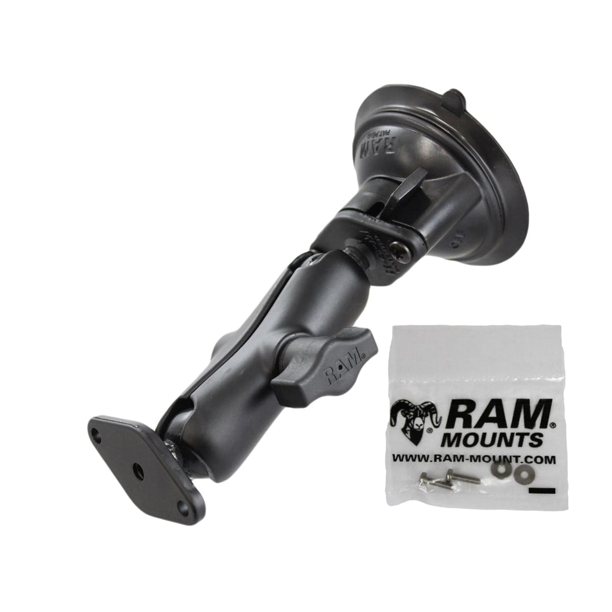 RAM Mounts RAM TWIST-LOCK SUCTION CUP MOUNT FOR TOMTOM RIDER RAM-B-166-TO2U RAM TWIST-LOCK SUCTION CUP MOUNT FOR TOMTOM RIDER