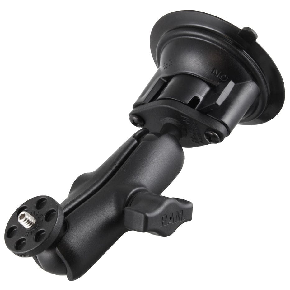 RAM Mounts RAM TWIST-LOCK SUCTION CUP MOUNT WITH 1/4"-20 THREADED CAMERA ADAPTER RAM-B-224-1-366U RAM TWIST-LOCK SUCTION CUP MOUNT WITH 1/4"-20 THREADED CAMERA ADAPTER