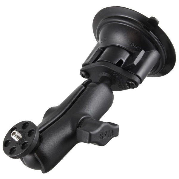 RAM Mounts RAM TWIST-LOCK SUCTION CUP MOUNT WITH 1/4"-20 THREADED CAMERA ADAPTER RAM-B-224-1-366U RAM TWIST-LOCK SUCTION CUP MOUNT WITH 1/4"-20 THREADED CAMERA ADAPTER
