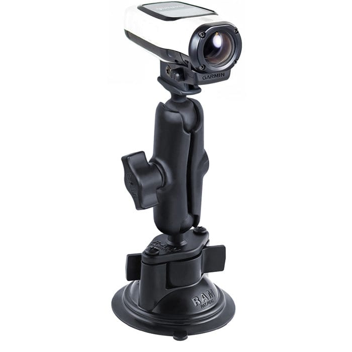RAM Mounts RAM TWIST-LOCK SUCTION CUP MOUNT WITH GARMIN VIRB CAMERA ADAPTER RAM-B-166-GA63U RAM TWIST-LOCK SUCTION CUP MOUNT WITH GARMIN VIRB CAMERA ADAPTER