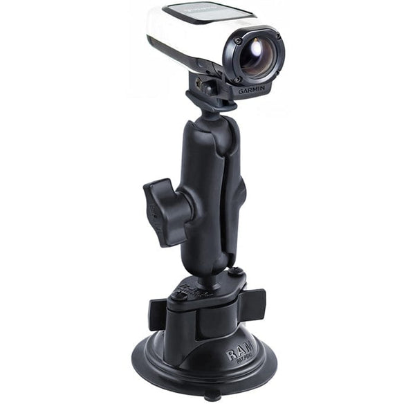 RAM Mounts RAM TWIST-LOCK SUCTION CUP MOUNT WITH GARMIN VIRB CAMERA ADAPTER RAM-B-166-GA63U RAM TWIST-LOCK SUCTION CUP MOUNT WITH GARMIN VIRB CAMERA ADAPTER