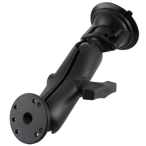 RAM Mounts RAM TWIST-LOCK SUCTION CUP MOUNT WITH ROUND PLATE ADAPTER RAM-166-202U RAM TWIST-LOCK SUCTION CUP MOUNT WITH ROUND PLATE ADAPTER