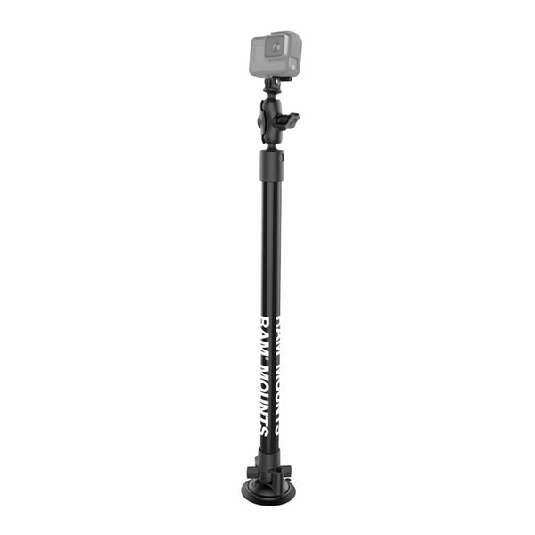 RAM Mounts RAM TWIST-LOCK SUCTION MOUNT WITH 18" POLE & ACTION CAMERA ADAPTER RAP-224-18-A-GOP1 RAM TWIST-LOCK SUCTION MOUNT WITH 18" POLE & ACTION CAMERA ADAPTER