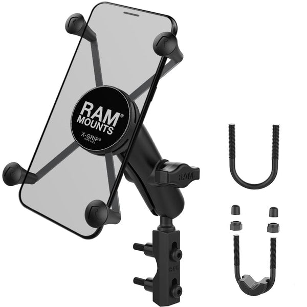 RAM Mounts RAM X-GRIP LARGE PHONE MOUNT WITH BRAKE/CLUTCH RESERVOIR BASE RAM-B-174-UN10 RAM X-GRIP LARGE PHONE MOUNT WITH BRAKE/CLUTCH RESERVOIR BASE