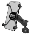 RAM Mounts RAM X-GRIP LARGE PHONE MOUNT WITH RAM TORQUE MEDIUM RAIL BASE RAM-B-408-75-1-UN10U RAM X-GRIP LARGE PHONE MOUNT WITH RAM TORQUE MEDIUM RAIL BASE