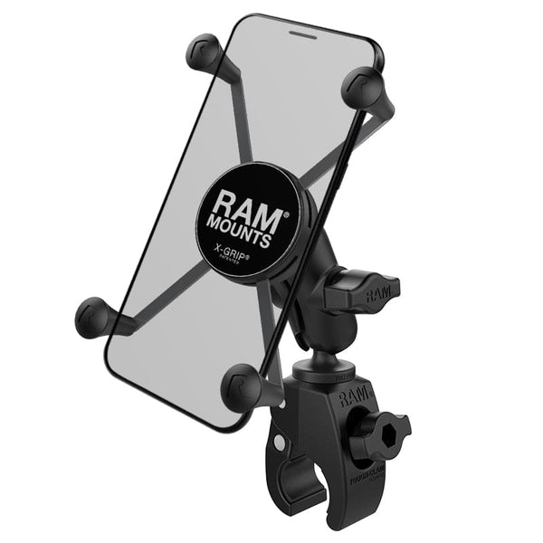 RAM Mounts RAM X-GRIP LARGE PHONE MOUNT WITH RAM TOUGH-CLAW SMALL CLAMP BASE RAM-B-400-A-HOL-UN10BU RAM X-GRIP LARGE PHONE MOUNT WITH RAM TOUGH-CLAW SMALL CLAMP BASE