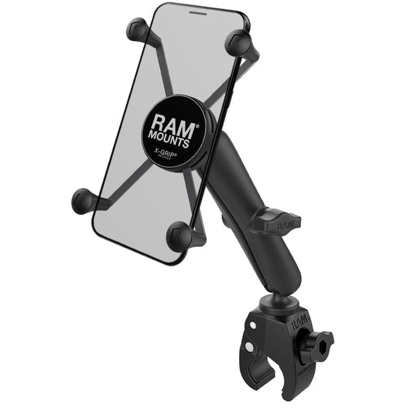 RAM Mounts RAM X-GRIP LARGE PHONE MOUNT WITH RAM TOUGH-CLAW SMALL CLAMP BASE RAM-B-400-C-UN10U RAM X-GRIP LARGE PHONE MOUNT WITH RAM TOUGH-CLAW SMALL CLAMP BASE