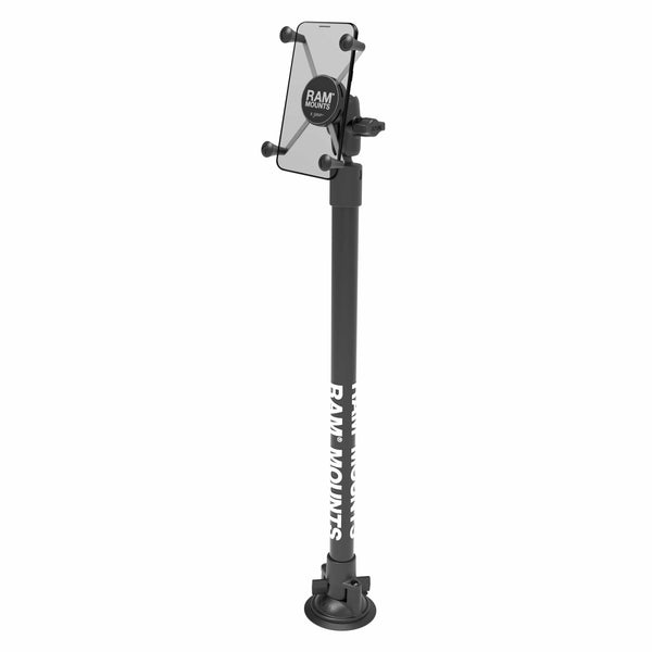 RAM Mounts RAM X-GRIP LARGE PHONE MOUNT WITH RAM TWIST-LOCK BASE & 18" POLE RAP-224-18-A-UN10 RAM X-GRIP LARGE PHONE MOUNT WITH RAM TWIST-LOCK BASE & 18" POLE