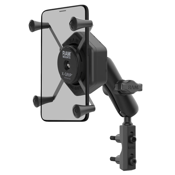RAM Mounts RAM X-GRIP LARGE PHONE MOUNT WITH VIBE-SAFE AND RESERVOIR BASE RAM-B-174-UN10-462 RAM X-GRIP LARGE PHONE MOUNT WITH VIBE-SAFE AND RESERVOIR BASE