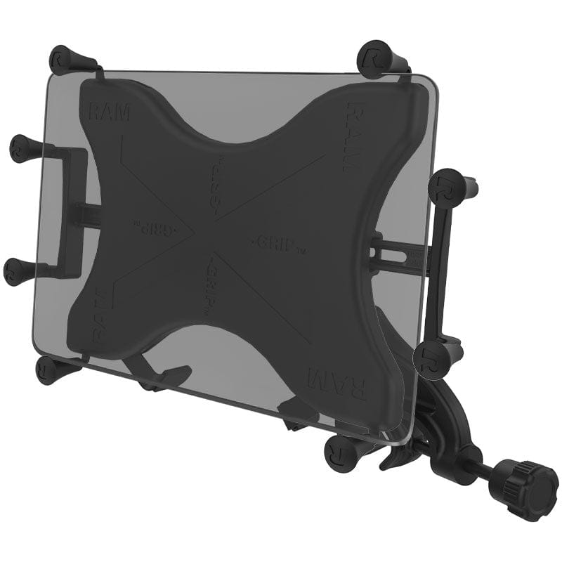 RAM Mounts RAM X-GRIP MOUNT WITH YOKE CLAMP BASE FOR 9"-10" TABLETS RAM-B-121-UN9U RAM X-GRIP MOUNT WITH YOKE CLAMP BASE FOR 9"-10" TABLETS