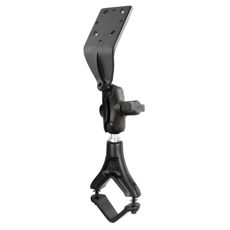 RAM Mounts RAM YOKE CLAMP MOUNT WITH CURVED PLATE FOR PILATUS PC-12NG RAM-B-380-A-125BU RAM YOKE CLAMP MOUNT WITH CURVED PLATE FOR PILATUS PC-12NG