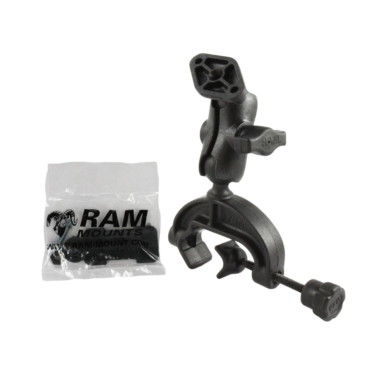 RAM Mounts RAM YOKE MOUNT WITH SHORT ARM DIA BASE RAP-B-121-A-238U RAM YOKE MOUNT WITH SHORT ARM DIA BASE