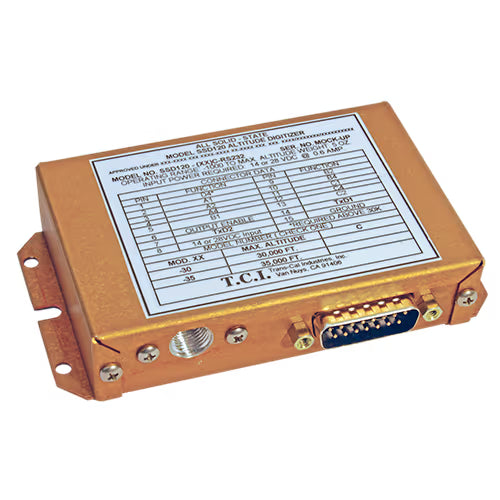 Trans-Cal Industries Flight Instruments SSD120-35C Altitude Encoder SSD120-35C-RS232 SSD120-35C Altitude Encoder
