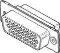 TE Connectivity Aviation Connectors 50-Pin D-Sub Connector 16586413, 205212-1 50-Pin D-Sub Connector