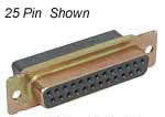TE Connectivity Aviation Connectors 50 PIN/FEMALE D CONN/CRIMP 16586402, 205211-1 50 PIN/FEMALE D CONN/CRIMP