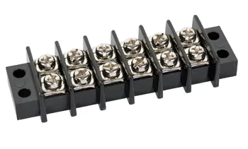 TE Connectivity Aviation Connectors BARRIER TERMINAL BLOCK/6 position, open end mount, for use with 22-14 gauge wire. 1546671-6 BARRIER TERMINAL BLOCK/6 position, open end mount, for use with 22-14 gauge wire.